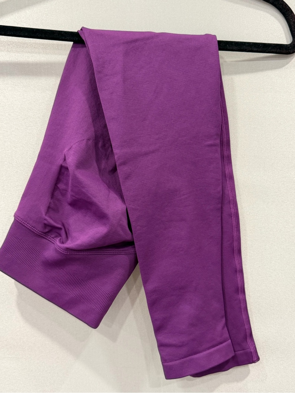 Women's High-Rise Purple Stretch Leggings